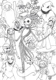 Maybe you would like to learn more about one of these? Nightmare Before Christmas Coloring Pages Idea Whitesbelfast Com
