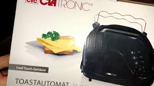 Clatronic Automatic Toaster Ta 3565 Unboxing And Instructions Youtube