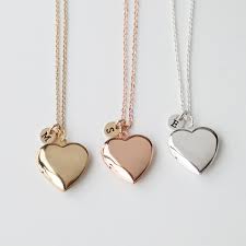 Locket Necklace Gold Heart Locket Initial Necklace Gift For Etsy In 2020 Gold Heart Locket Heart Locket Heart Locket Necklace