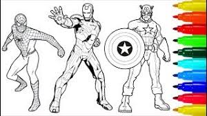 Télécharger des livres par dr margaux bienvenu date de sortie: Spiderman Wolverine Iron Man Coloring Book Colouring Pages For Kids With Colored Markers Youtube