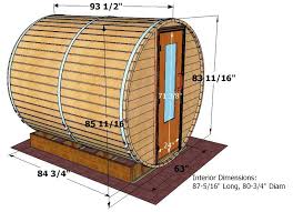 Cedar Sauna Outdoor Cedar Barrel Sauna 7 X 8 With Electric Sauna Heater Barrel Saunas Barrel Sauna Sauna Heater Electric Sauna Heater