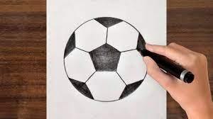 How do you draw a football player? How To Draw A Soccer Football Step By Step Very Easy 3d Drawing Youtube