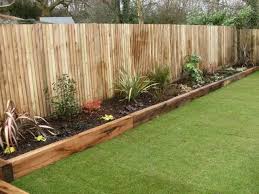 Image Result For Wooden Sleepers Garden Edging Wooden Garden Edging Backyard Landscaping Designs Backyard Garden Design