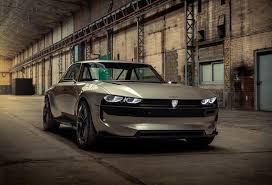 Retro Electric Muscle Cars Peugeot Concept Cars Futuristic Cars