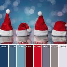 Santa Hats Mary Margaretmarx Color Colors Colour Colours Colorpalette Colorpalettes Colourpalett Color Palette Design Christmas Colors Color Balance