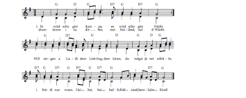 Weihnachtslieder gesetzt von klaus flashar für gesangsstimme und klavier: Es Wird Scho Glei Dumpa Advent Austria