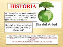 El día del árbol es un día muy especial en donde todos debemos tomar conciencia de lo importante que es que cada uno de nosotros cuidemos los árboles. Dia Del Arbol