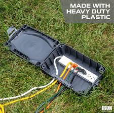 Check spelling or type a new query. Weatherproof Extension Cord Connection Box Waterproof Outdoor Cover For Electrical Connections Gray Walmart Com Walmart Com