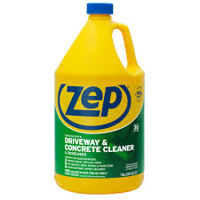How to remove oil and grease stains from concrete garage floors. Zep 1 Gal Driveway Concrete And Masonry Cleaner Zucon128 The Home Depot