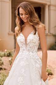 Y22049 Ivory Vanilla F C E 740 Evelyn Wedding Dress By Sophia Tolli At Whyte W Floral Lace Wedding Dress Sophia Tolli Wedding Dresses Wedding Dresses Lace