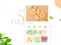 Fruits App Mobile App Design App Design Mobile App