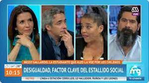 Bessy gallardo, la joven que hace unas semanas se ganó miles de aplausos por su sólida intervención en «bienvenidos» de canal 13, volvió a aparecer en pantalla. Bessy Gallardo 2 Youtube