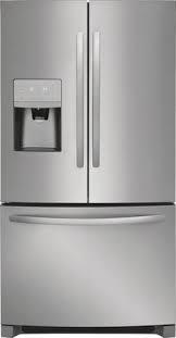 Frigidaire 26 8 Cu Ft French Door Refrigerator With Ice Maker Easycare Stainless Steel Energy Star Lowes Com French Door Refrigerator Stainless Steel Refrigerator Counter Depth French Door Refrigerator