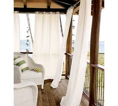 To maintain the formal look of pleated curtain panels without having to install a curtain rod, use hook eye screws. Outdoor Curtain Rod End Cap Finial Pewter Finish Pottery Barn