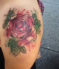 Fine dagger and rose tattoo. 155 Rose Tattoos Everything You Should Know With Meanings Wild Tattoo Art