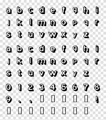 Use bunny bubble letters free printable template and create a greeting card for your kid. Bubble Letters Alphabet Number Calendar Transparent Png Pngset Com