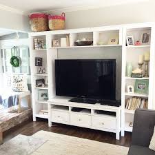 Lindsey Andrea On Instagram Yesterday I Did A Spring Summer Facelift To Our Enterta Ikea Entertainment Center Home Entertainment Centers Entertainment Center
