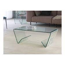 This juliette glass top coffee table will slay the design game. Schuller 553095 Clear Modern Curved Glass Coffee Table Ideas4lighting Sku41052i4l