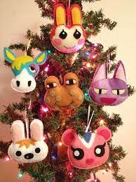 Felt Animal Crossing Villager Commission Ornament Animal Crossing Villagers Felt Animals Handmade Felt Ornament
