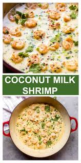 Quick Easy Coconut Milk Shrimp Little Broken Recipe In 2020 Healthy Eating Recipes Delicious Healthy Recipes Recipes
