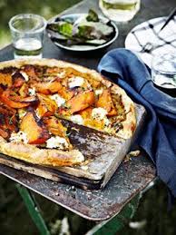 Pumpkin Goat S Curd And Thyme Tart Recipe Picnic Foods Goats Curd Tart Recipes