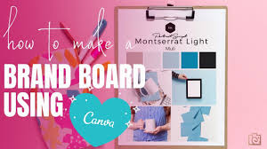 Making a mood board for your brand is the best first step you are doing. How To Create A Brand Boards In Canva Youtube