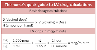 The Nurse S Quick Guide To I V Drug Calculations Patient Safety Depends On Accurate I V Drug Dosing Prec Nursing Instructor Medical Math Dosage Calculations