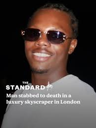A young man was stabbed to death at a luxury apartment building next to the  US embassy in London. Daniel Manuel, 32, collapsed in the lobby of DAMAC  Tower, part of the Nine Elms development,