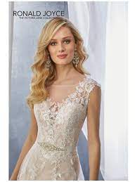 Ronald Joyce 18061 Jessie Soft And Beautiful Double Lace Gown Sold Wedding Dresses Ronald Joyce Wedding Dresses Wedding Dress Prices
