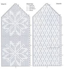 snowflake mittens free knitting pattern