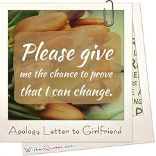 Apology letter to your boyfriend for being insecure. Apology Letter To Girlfriend Samples For Sorry Letter