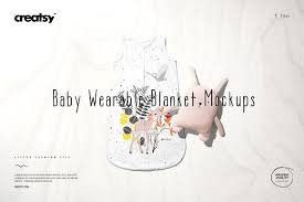 Baby Wearable Blanket Mockup Set In 2020 Wearable Blanket Brand Guidelines Template Little Fashion