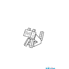 Cat Coloring Page From Minecraft Video Game More Video Game Coloring Sheets On Hellokids Com In 2020 Coloring Pages Cat Coloring Page Cat Coloring Book