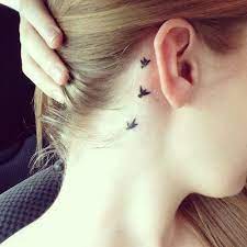 30 Three Little Birds Tattoo Ideas January 2021 Little Bird Tattoos Behind Ear Tattoos Small Tattoos