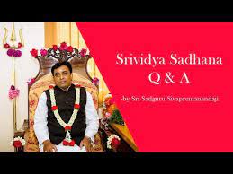 Srividya Samadhi Siddhi Sadhana Importance Youtube