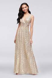 Shimmer and shine at your next formal gala, military ball, cocktail party, or night out with a metallic dress from simply dresses. Sequin Sparkly Bridesmaid Dresses David S Bridal