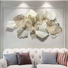 Elle decoration uk is the authority on style and design, elle decoration showcases the world's most beautiful homes, offers style and decoration advice and makes good design accessible to. American Living Room Sofa Luxury Metal Background Wall Iron Decoration Creative Pendant Home Gold Leaf Room Decor Decorative Tapestries Aliexpress Decor Iron Decor Wall Decor