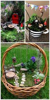 Easy Fairy And Miniature Gardens 60 Best Diy Fairy Garden Ideas Fairy Garden Houses Diy Crafts Fairy Garden Diy Fairy Furniture Miniature Fairy Gardens