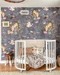 A Glimpse Into The Near Future I M Trying To Reimagine Max S Room Keeping Things Visually Appealing And Functio Baby Wallpaper Nursery Baby Room Oval Crib