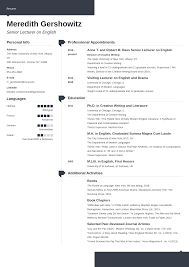 Not sure how to write something that gets you noticed and shows your strongest points? Academic Cv Example Template Modern Academic Cv Cv Examples Curriculum Vitae
