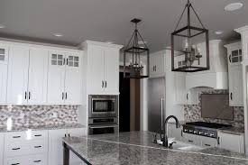 Black And White And Gray Kitchen Backsplash Tiles Gray And Beige Tile Kitchen Backsplash With Accent Tile Stove Beige Kitchen Beige Tile Kitchen Small Kitchen