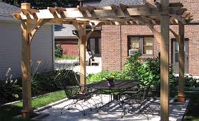 The flowers under the pergola give such a beautiful and colorful touch to the patio's layout. Backyard Pergola Add Value And Aesthetics To Your Home Awesome Home Gardening