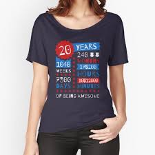 You are one year away from 21, which we all know is the legal drinking age in the u.s. 20th Birthday Ideas Gifts Merchandise Redbubble
