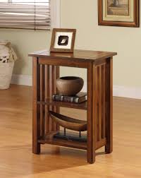 Furniture Of America Kenda Mission Style Slatted Side Table In Antique Oak Enitial Lab Idf Ac208 In 2020 Mission Style End Tables Mission Furniture End Tables