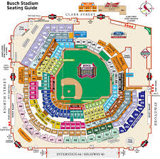 busch stadium seating map cardinals com cardinals