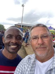 Sister Monica" Lawrence Siyangaphi and "Sgudi Snaysi" Les Grobler. Legends  of the game!