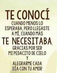 Gracias Dios Por Permitirme Conocerte Spanish Quotes Love Amor Quotes Cute Spanish Quotes