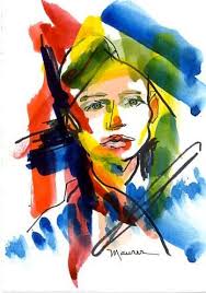 A sample of 5x7 sketches by Bob Maurer