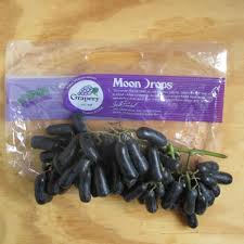 The variety has a dark purple, almost black skin; What Is The Difference Between Moon Drops And Sweet Sapphire Grapes Eat Like No One Else
