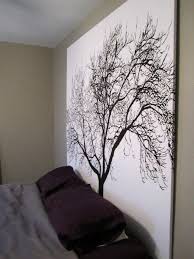 Staple A Shower Curtain To A Wooden Frame For Inexpensive Large Scale Artwork Diy Home Decor Projects Large Scale Artwork Diy Headboard